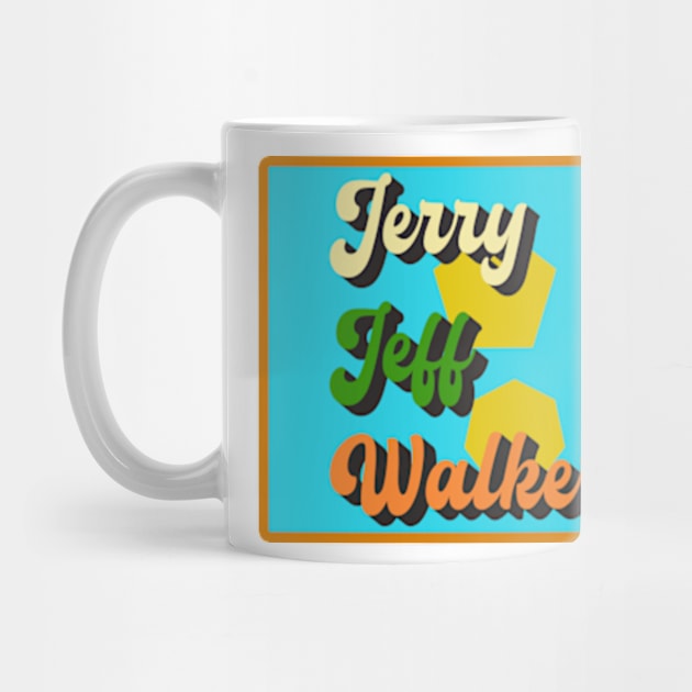 design text Jerry Jeff Walker by Kokogemedia Apparelshop